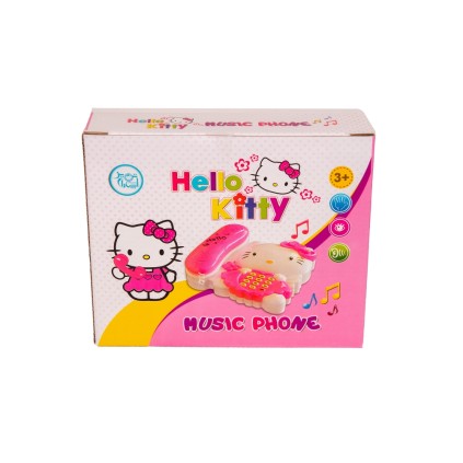 تلفن کیتی باطریخور موزیکال  | شهر اسباب بازی