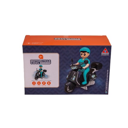 موتور وسپا آدمکدار موزیکال 808-10 | شهر اسباب بازی