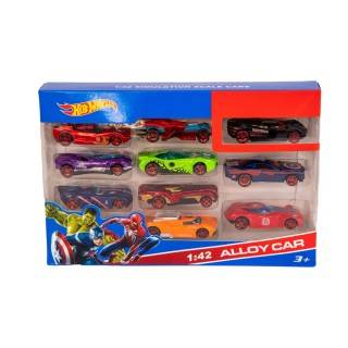 ست ماشین فلزی 10 عددی اونجرز 08255 | شهر اسباب بازی