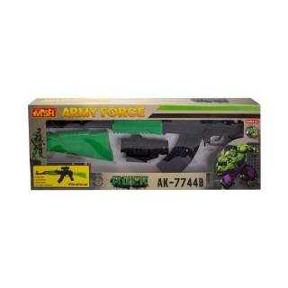 تفنگ کلاشینکف بزرگ صدا دار چراغدار7744 | شهر اسباب بازی