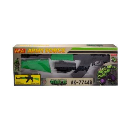 تفنگ کلاشینکف بزرگ صدا دار چراغدار7744 | شهر اسباب بازی