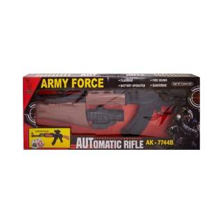 تفنگ کلاشینکف بزرگ صدادار چراغدار7744 | شهر اسباب بازی