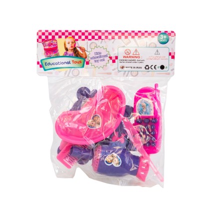 ست آرایشی سلفونی سشوار شانه آینه موبایل | شهر اسباب بازی