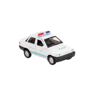 ماشین فلزی پراید پلیس نیرو انتظامی عقب کش دبازشو طاها 1507 | شهر اسباب بازی