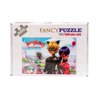 پازل 200 تیکه کفشدوزکی و گربه سیاه  | شهر اسباب بازی