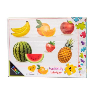 پازل آشنایی با میوه ها 12تیکه pixel | شهر اسباب بازی