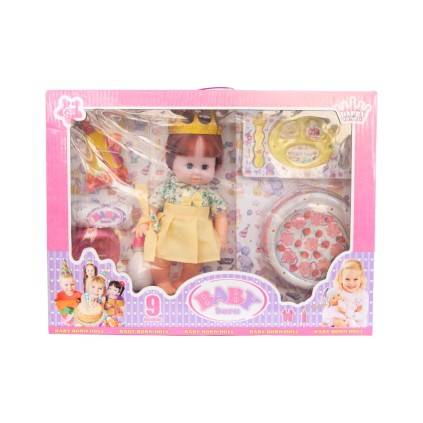 عروسک جیشی با لوازم کیک تولد 622 | شهر اسباب بازی