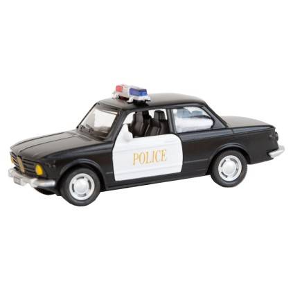 ماشین فلزی بنز پلیس مشکی درسفید عقب کش درباز شو طاها 1514 | شهر اسباب بازی