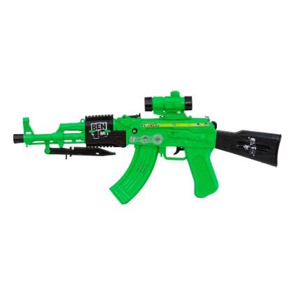 تفنگ کلاشینکف هالک صدادار چراغدار 3500-60 | شهر اسباب بازی