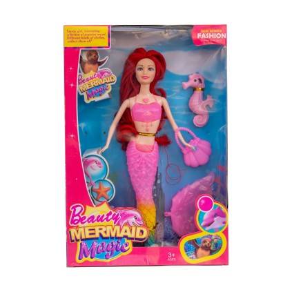 عروسک پری دریایی با کیف 700 | شهر اسباب بازی