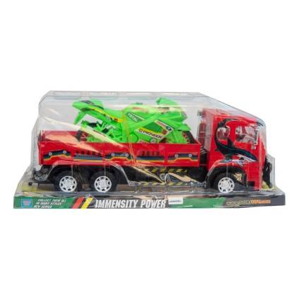 ماشین کامیون حمل موتور قدرتی درج 10610 | شهر اسباب بازی