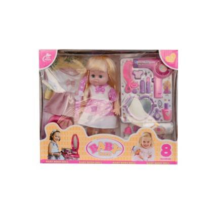 عروسک جیشی بالوازم آرایشی و لباس 688-12 | شهر اسباب بازی