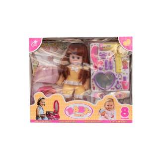 عروسک جیشی بالوازم آرایشی و لباس 688-12 | شهر اسباب بازی