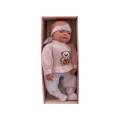 عروسک نوزاد چشم بسته 20 اینچ 2604-12