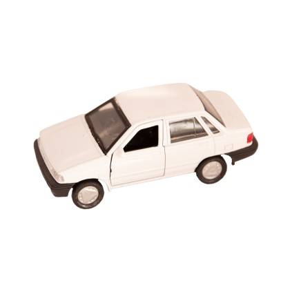 ماشین پراید فلزی سفید عقب کش دربازشو طاها1507 | شهر اسباب بازی