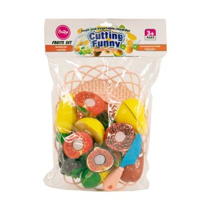 ست برش میوه با سبد سلفونی | شهر اسباب بازی