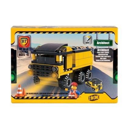 لگو کامیون راهسازی 129تیکه BT1014 | شهر اسباب بازی