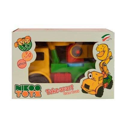 ماشین جرثقیل سازوباز فکری نیکو | شهر اسباب بازی