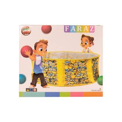 استخر توپ گرد پارچه ای و توری90/90/30سانت | شهر اسباب بازی
