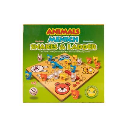 منچ و مارپله چوبی | شهر اسباب بازی