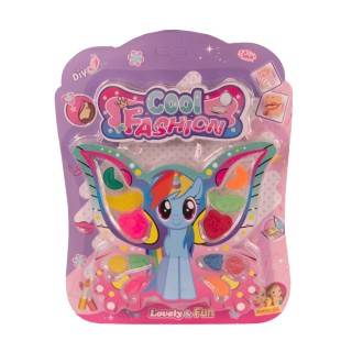 ست آرایشی اسب تک شاخ کوچک 777 | شهر اسباب بازی