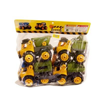 پک ماشین کامیون فکری ارتشی 4عددی | شهر اسباب بازی