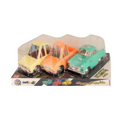 پک ماشین 3عددی وروجک خزلی | شهر اسباب بازی