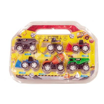 ست ماشین راهسازی 6عددی وکیومی آتا | شهر اسباب بازی