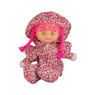 عروسک پارچه ای مو کاموایی سلفونی | شهر اسباب بازی