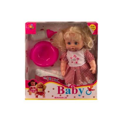 عروسک جیشی موزیکال کوچک با لوازم  | شهر اسباب بازی