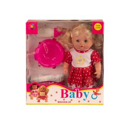 عروسک جیشی موزیکال کوچک با لوازم  | شهر اسباب بازی