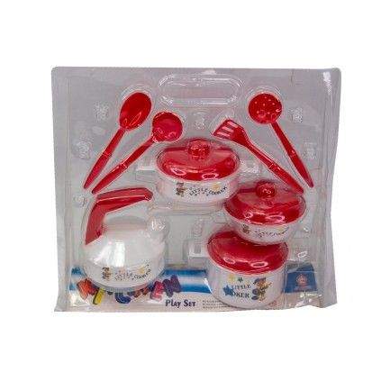 سرویس آشپزخانه وکیومی تفلون126 | شهر اسباب بازی