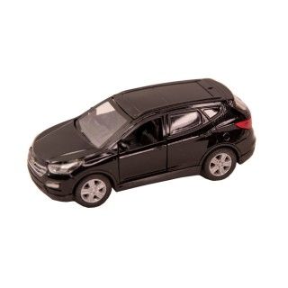 ماشین فلزی سانتافه مشکی عقب کش درباز شو طاها 1502 | شهر اسباب بازی