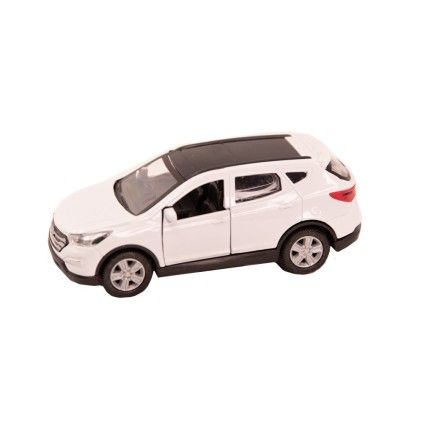 ماشین فلزی سانتافه سفید عقب کش دربازشو طاها 1502 | شهر اسباب بازی