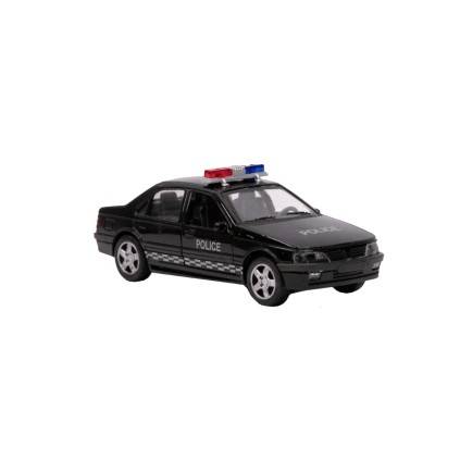 ماشین پژو 405 پلیس مشکی فلزی عقب کش دربازشو1511 | شهر اسباب بازی