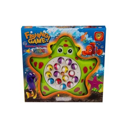 ماهیگیری باطریخور ستاره موزیکال 4335 | شهر اسباب بازی